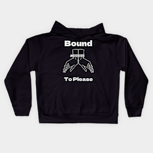 Bound To Please - Tied Hands in Rope Kids Hoodie